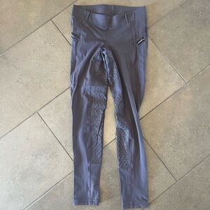 Gray Equestrian Riding Tights